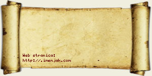 Anđelija Backović vizit kartica